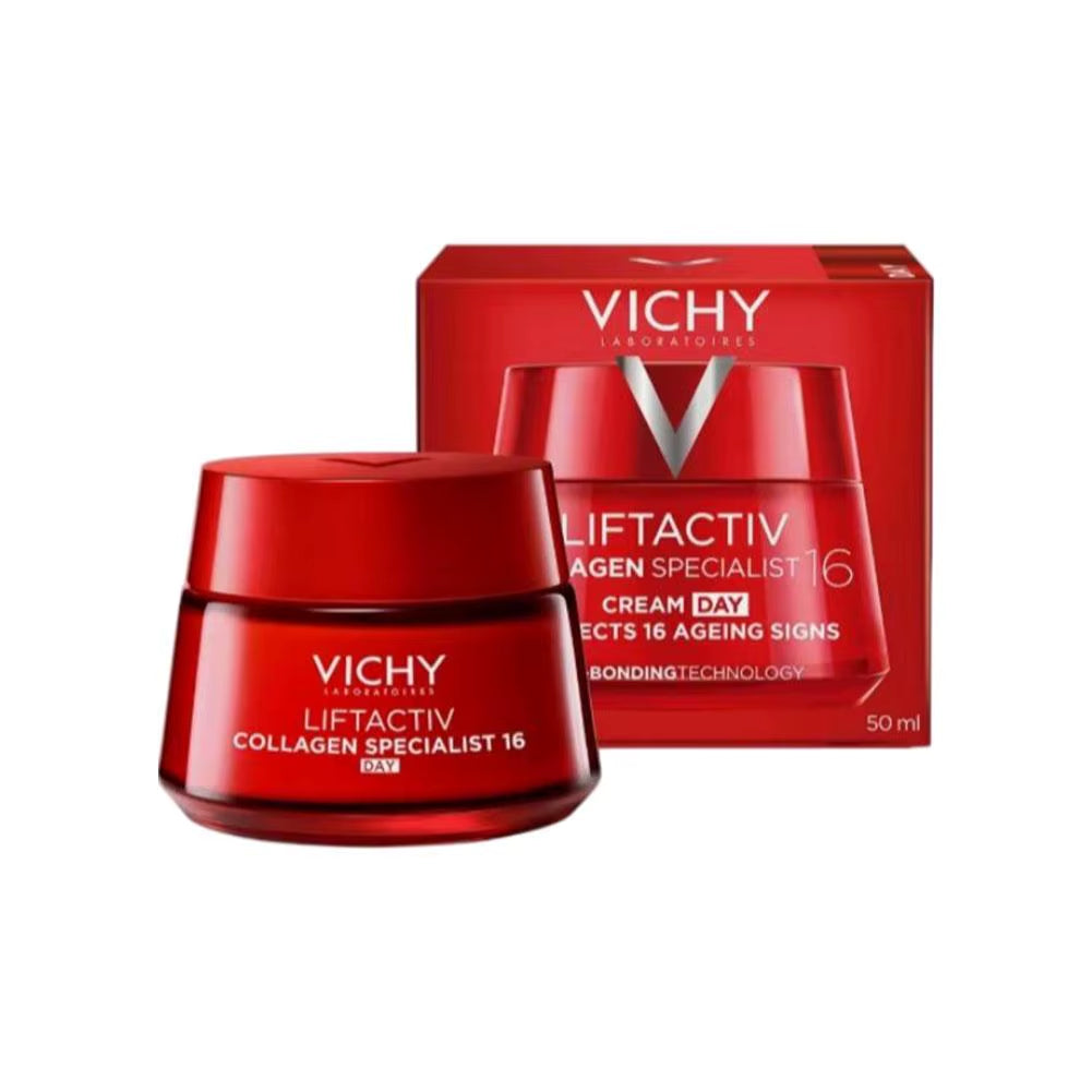Vichy Collagen Firming Night Cream Deep Moisturizing Wrinkle Reduction Firming Elasticity Skin Care