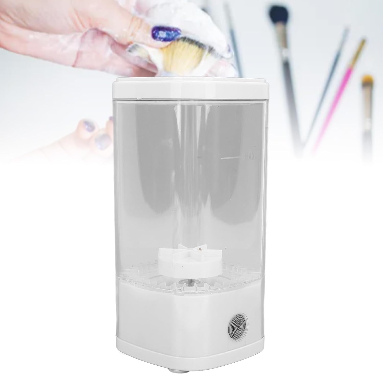 Electric Makeup Brush Cleaner Machine, USB Cosmetic Brush Cleaner, Two Modes, Quick Wash in Seconds, Cosmetic Brush Cleaning Tools