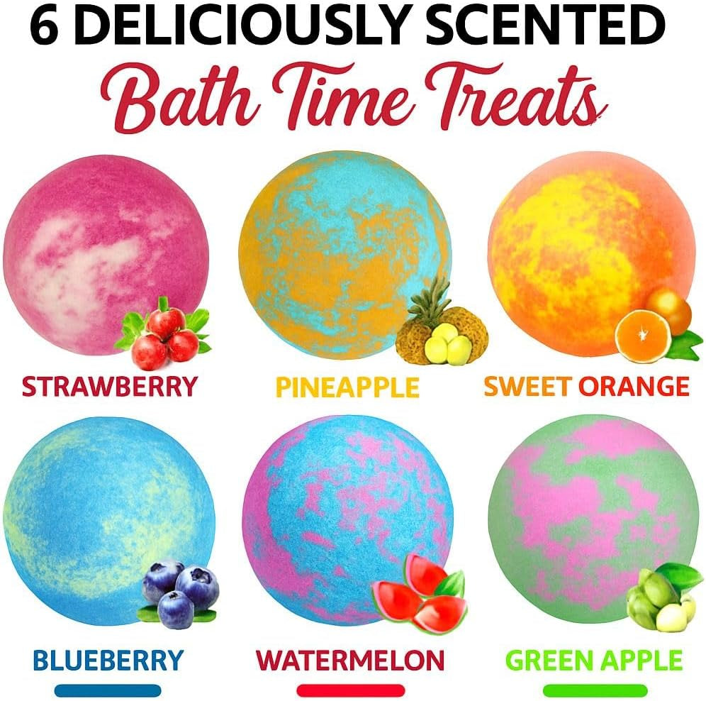 Bath Bombs for Kids with Surprise Inside, Unicorn Bath Bombs for Girls with Jewelry & Jewelry Box for Kid - Organic, Skin Moisturizing, Natural Bubble Bath, Stocking Stuffers Christmas Gift for Girls
