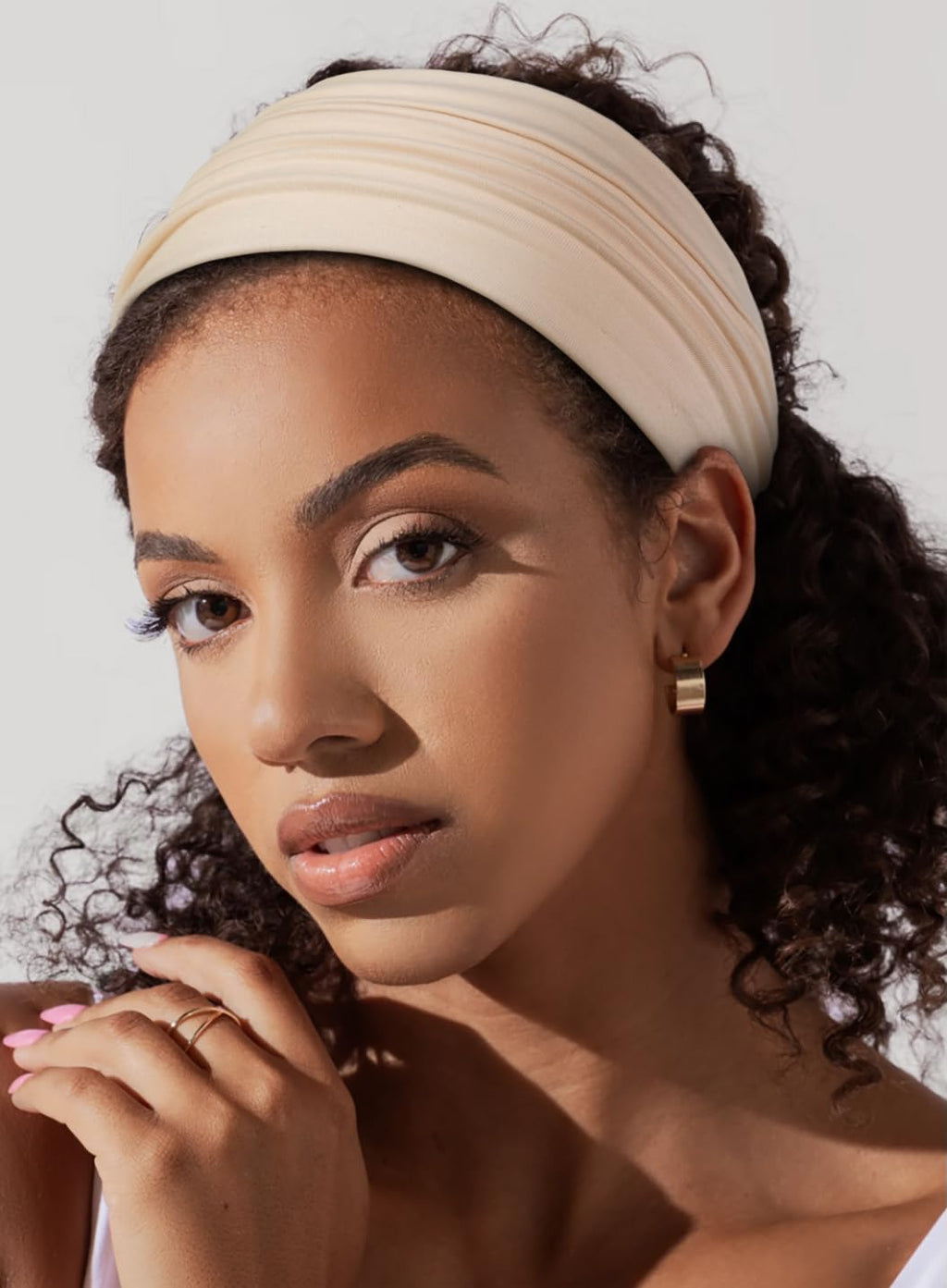 Wide Headbands for Women Boho Large Head Bands for Women'S Hair Non Slip Women Headbnd Stretchy Hair Bands Accessories for Yoga Fashion Workout Running Head Wraps 6 Pack