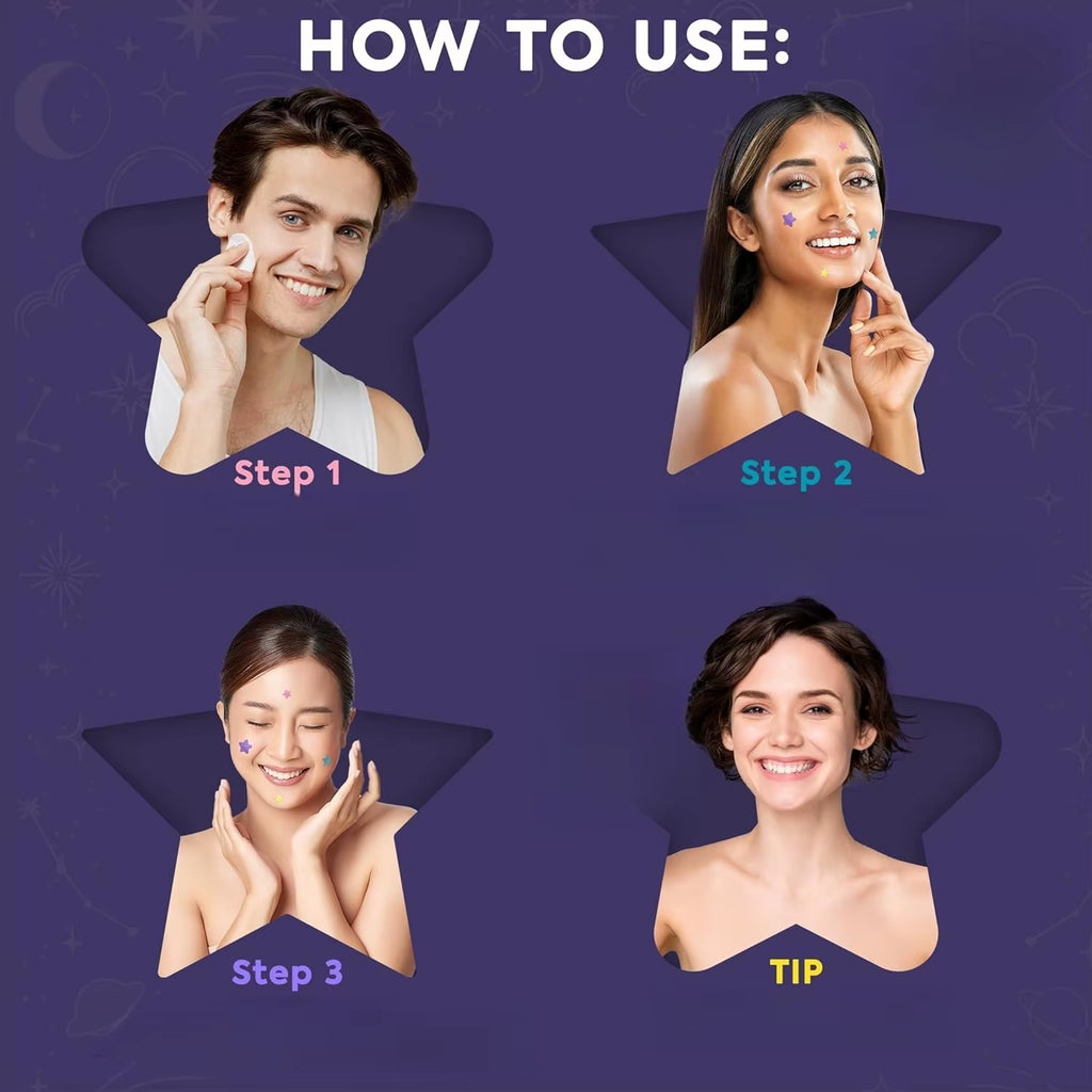 1400 Pieces of Multi-Color Star Acne Patches, Facial Acne Patches, Concealer Acne Patches, and Pimples Patches, Ultra-Thin